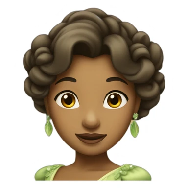 Tiana princess sticker