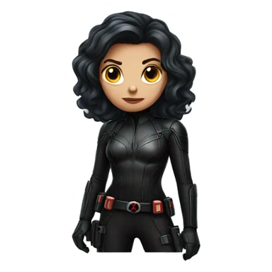 Black widow  sticker