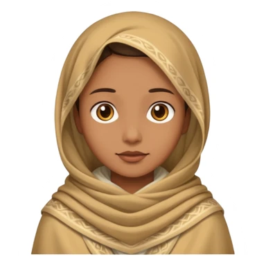 zimbabwe, light brow., 
shawl, kort sticker