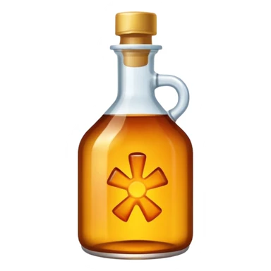 medicine syrup and (cross negative sign above these) sticker