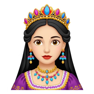 Valencian fallera woman sticker