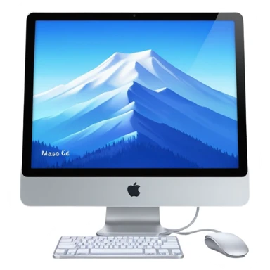 iMac G3 running macOS 26 Tahoe sticker