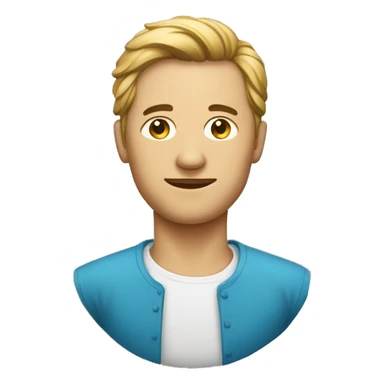 Un homme portant un masque et une chemise de prière sticker