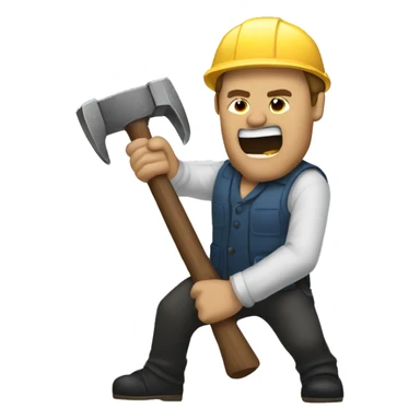 hammering in a solo parody sticker