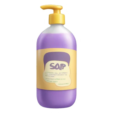 bottle of soap sticker