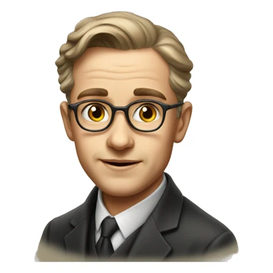 young European Nobel laureate of 1948 sticker