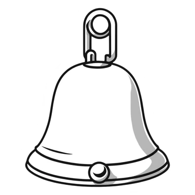 gentle reminder bell with kind reminder appearance sticker