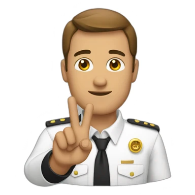 saludo con la mano sticker