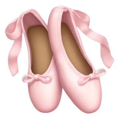 pastel pink ballet shoes sticker
