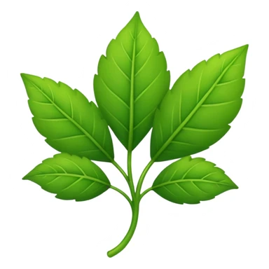 create a green leaves for salaad sticker