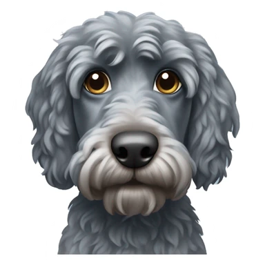 Blue roan cockapoo  sticker