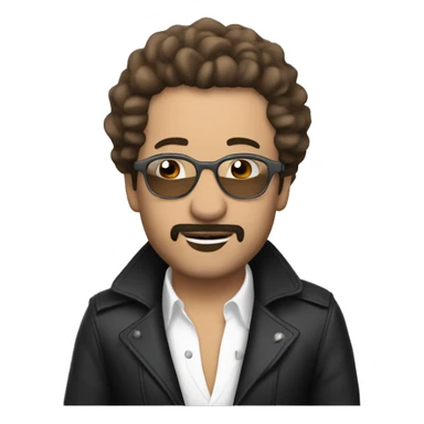 Create emoji of serbian singer voyage sticker