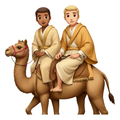 three wise men on camels sticker