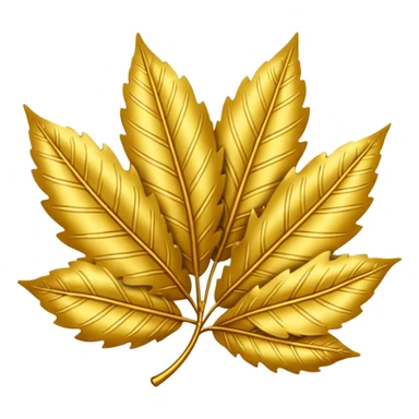 Leaves of gold  sticker