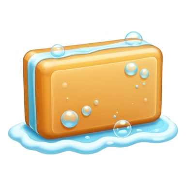 soap bar with bubbles sticker