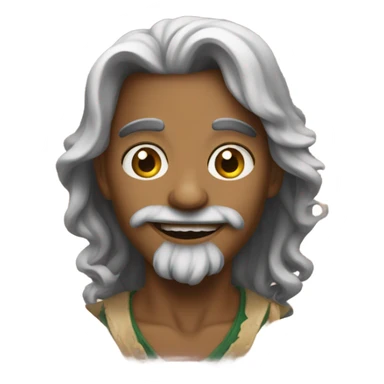 Foguete com um duende  sticker