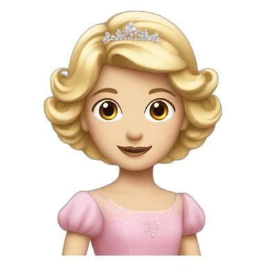 Little princess Di sticker