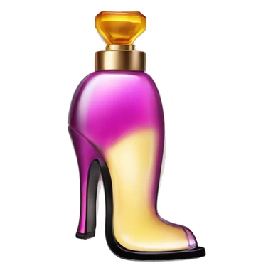 good girl heel perfume sticker