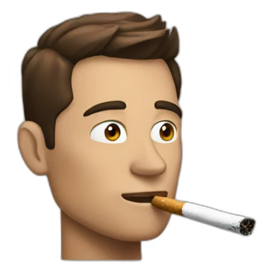 Elon smoking sticker
