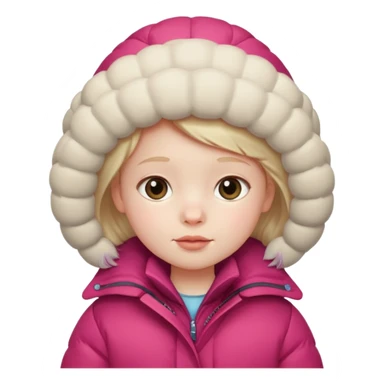 Kid in puffy winter coat











 sticker
