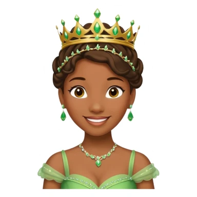 tạo cho tôi emoji công chúa tianna sticker