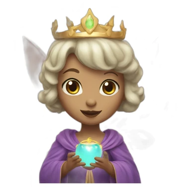 Cat fairy god mother sticker