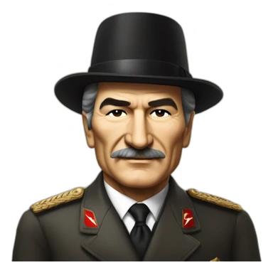 mustafa kemal ataturk father of turks sticker