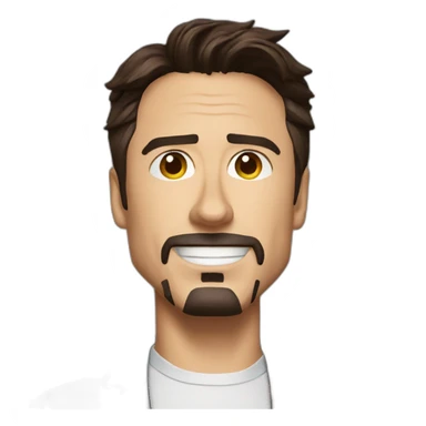 tony stark whit laptop sticker