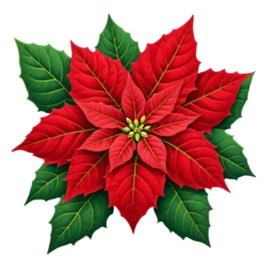 In emoji de la hermosa flor de nadidad sticker