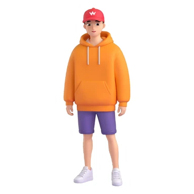 fashionable clothes sticker