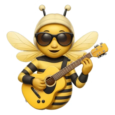 Musician Bee sticker