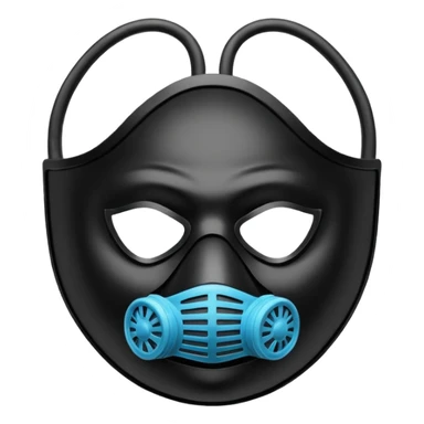 Fart mask sticker