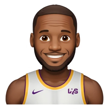 Zesty LeBron James sticker