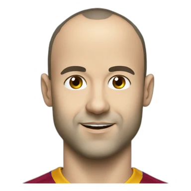 iniesta sticker