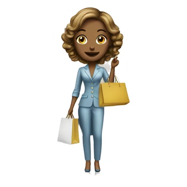 Female luxury retail with for sale sign  sticker