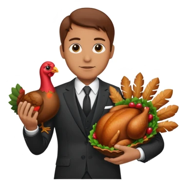Turkey and a bank building   sticker