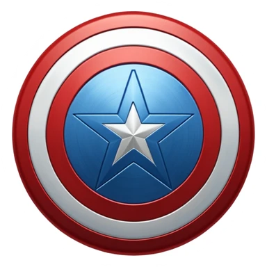 captain america shield emoji 3d sticker