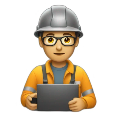 Programmer in a mine sticker