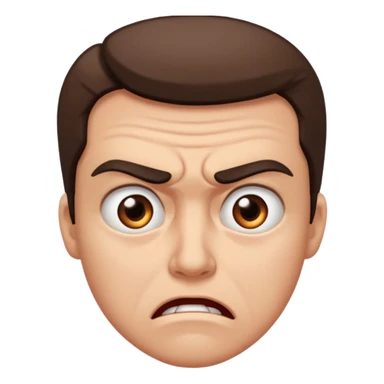 eye twitching of anger  sticker