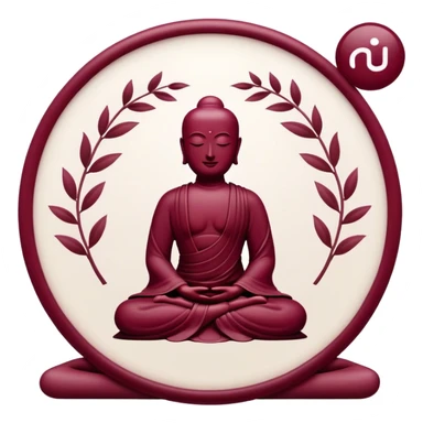 Zen data Burgundy color sticker