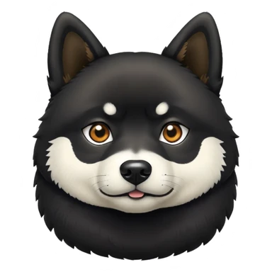 Black Shiba Inu  sticker