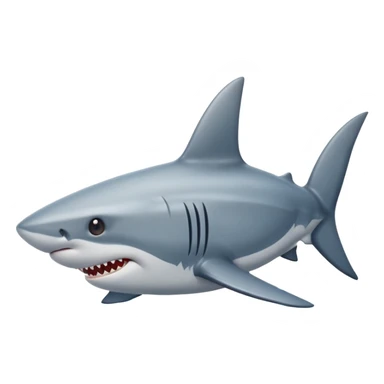 A shark fin out of water sticker