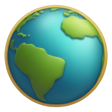 world globe sticker