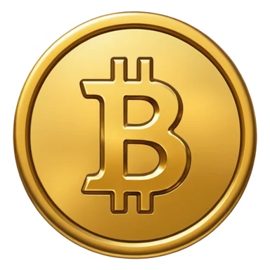 Bitcoin coin emoji smaller to fit WhatsApp  sticker