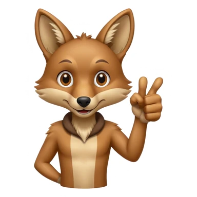 Thumbs Up Coyote  sticker