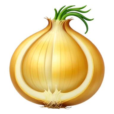 sliced yellow onion sticker