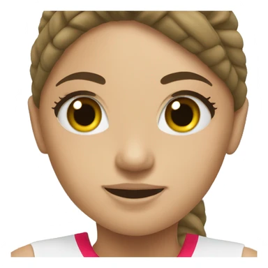 summer olympics girl playing volleyball sticker