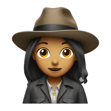 Dancing girl with Akubra hat sticker