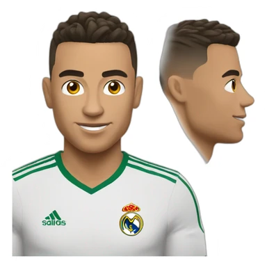 ronaldo en tenu large sticker