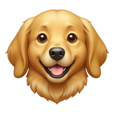 Cinematic Comical Golden Retriever Portrait Emoji, Head tilted dramatically with an exaggeratedly amused expression, featuring a vibrant golden coat with a lively sheen, wide, expressive brown eyes filled with playful disbelief, Simplified yet hilariously expressive features, highly detailed, glowing with a slightly sassy glow, high shine, dramatic yet playful, stylized with an air of cheeky mischief, bright and endearing, soft glowing outline, capturing the essence of a spirited and over-the-top companion, so meme-worthy it feels like it could side-eye its way into internet fame instantly! sticker